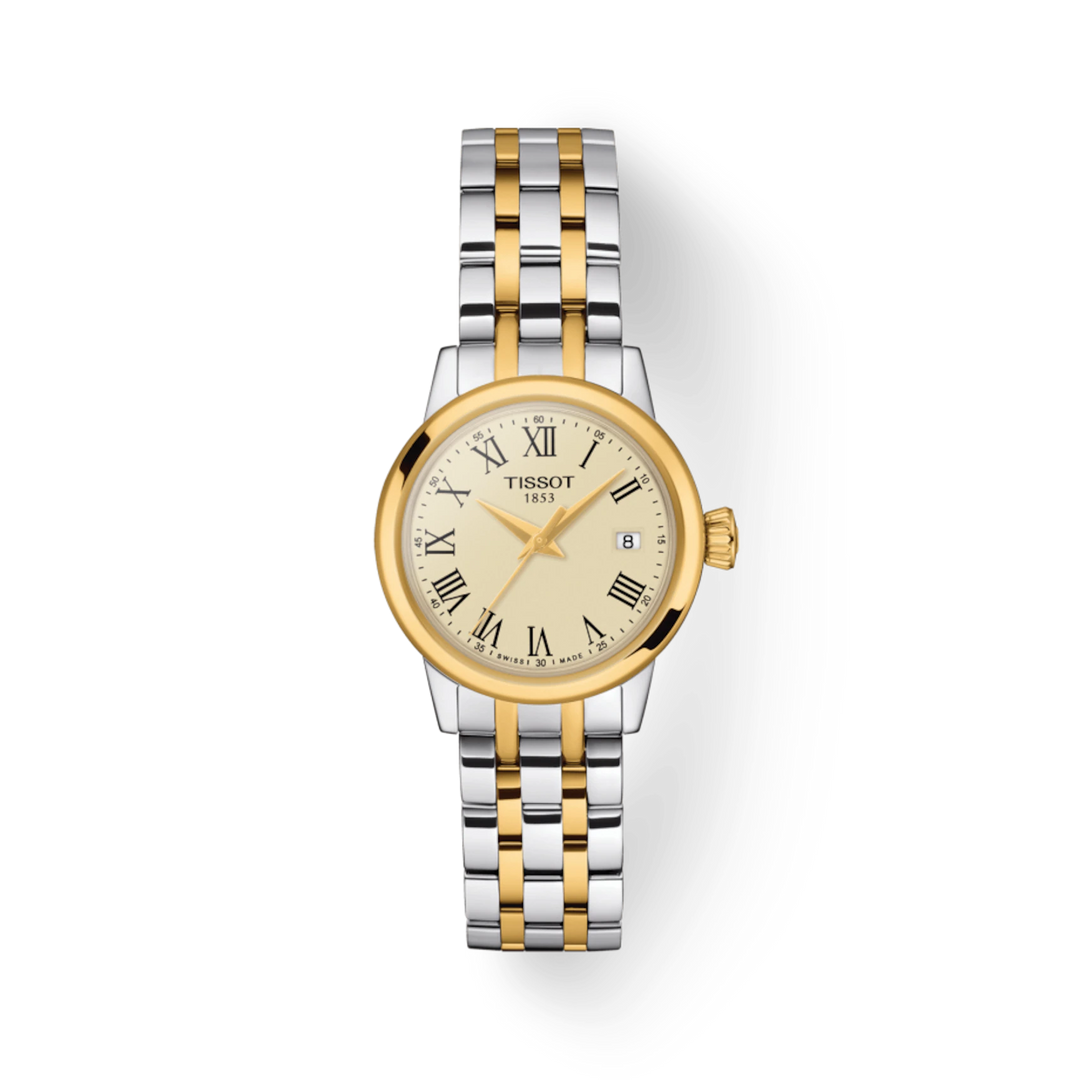 Tissot T-Classic Dream T1292102226300 Champagne Dial Two Tone Stainless Women's Watch