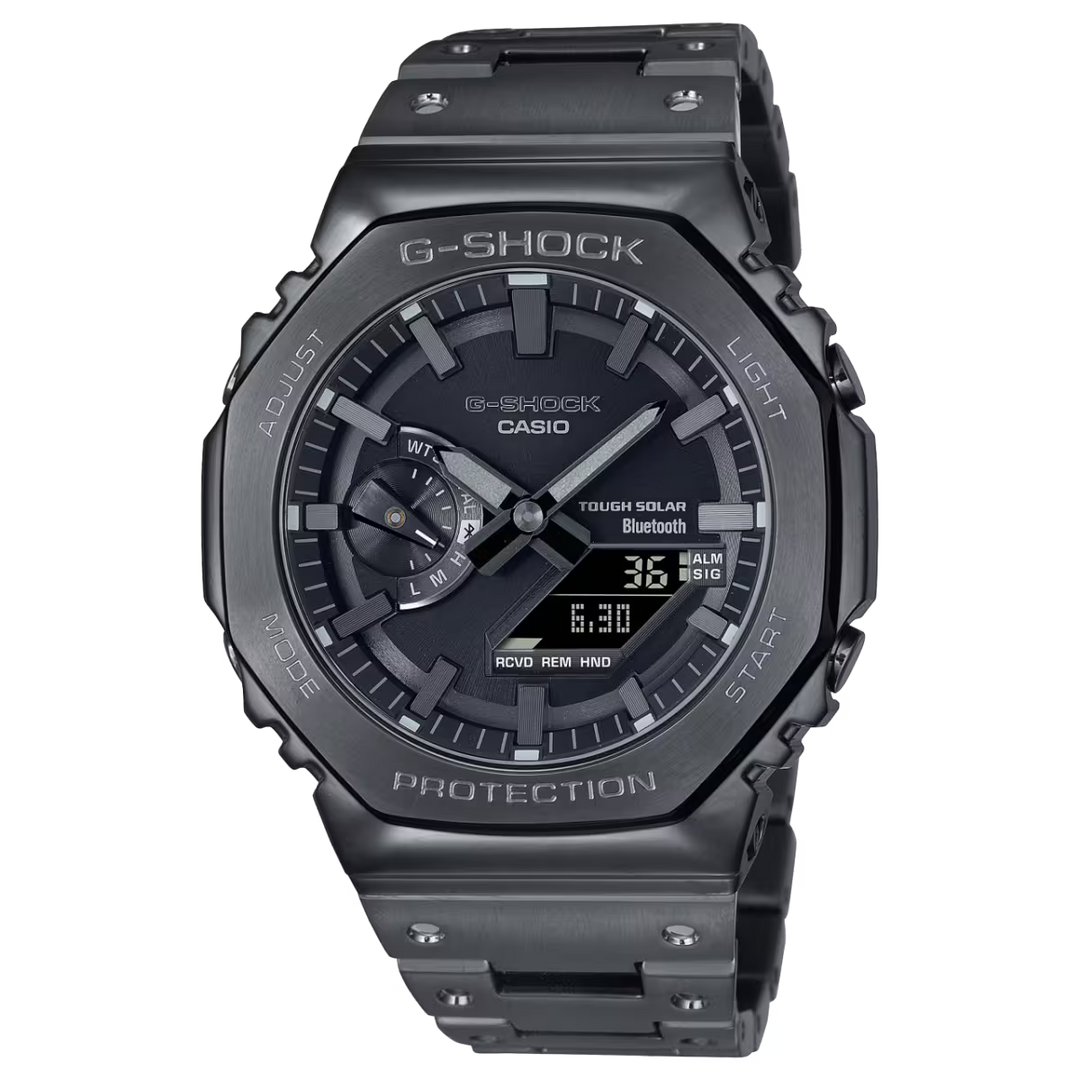 Casio GM-B2100BD-1AER G-Shock Bluetooth Full Metal Black Solar Power Men's Watch
