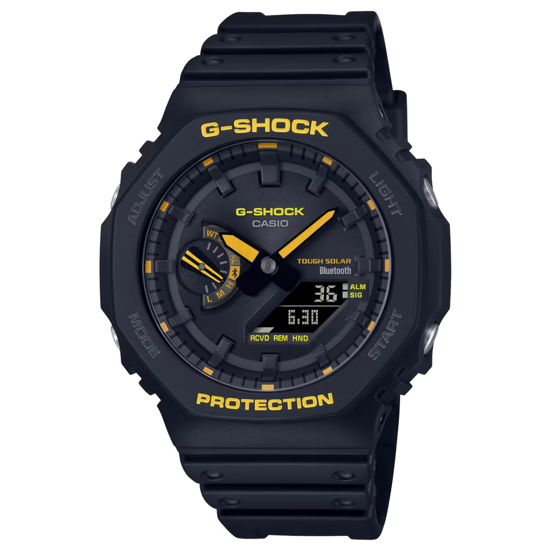 Casio GA-B2100CY-1AER G-Shock Caution Yellow Tough Solar B2100 Series Men's Watch