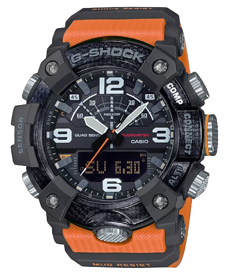 Casio GG-B100-1A9ER G-Shock Carbon Core MudMaster Stopwatch Bluetooth Men's Watch
