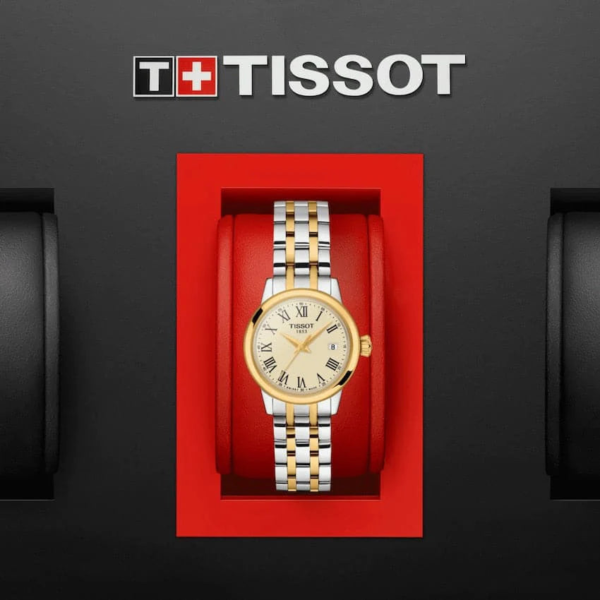 Tissot T-Classic Dream T1292102226300 Champagne Dial Two Tone Stainless Women's Watch