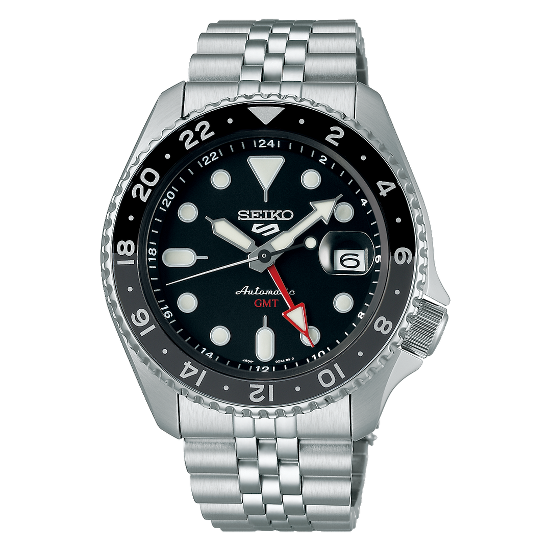 Seiko 5 Sports  SSK001K1 Sports Style GMT 'Black Grape 5KX' 'SKX Re-Interpretation' Mes's Watch - mzwatcheslk srilanka
