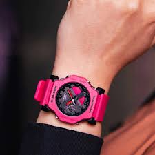 Casio GA-2300-4AER G Shock Core 42.1mm Black Hybrid Dial Black Resin Strap Men & Women Watches