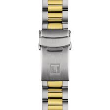Tissot T1208522205100 Seastar 1000 Quartz GMT 40mm Black Dial Two Tone Stainless Steel Bracelet Men's Watch