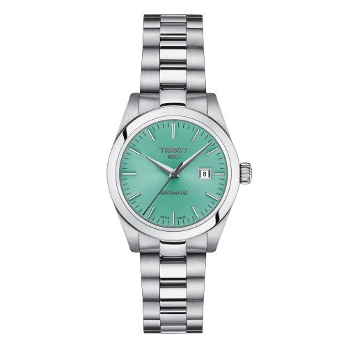 Tissot T1320071109100 T My Lady Automatic 29.3mm Green Dial Stainless Steel Bracelet Women’s Watch