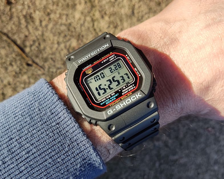 Casio Gshock GW-M5610U-1ER G-Shock Multi Band 6 Radio Controlled Black Resin Strap Men's Watch