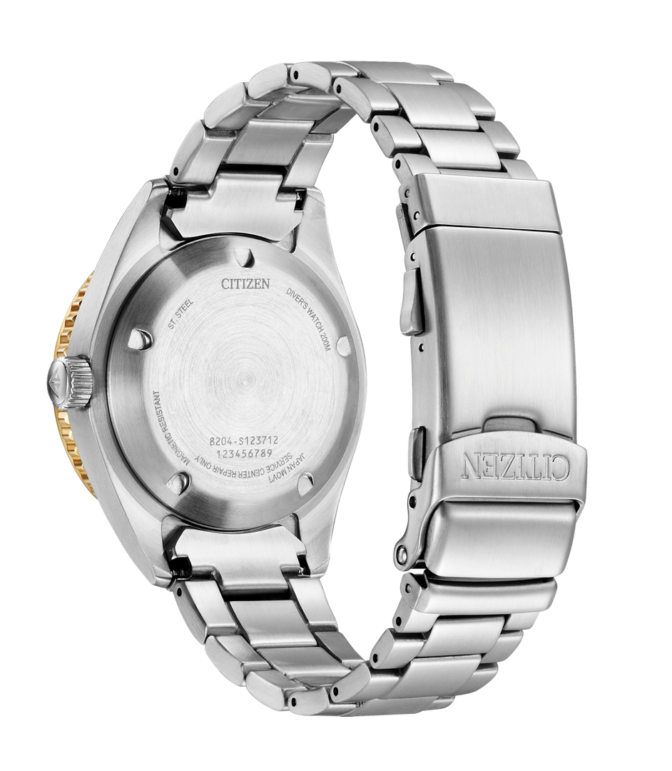 Citizen NY0125-83E Promaster Diver Automatic 45mm Black Dial Stainless Steel Bracelet Men’s Watch