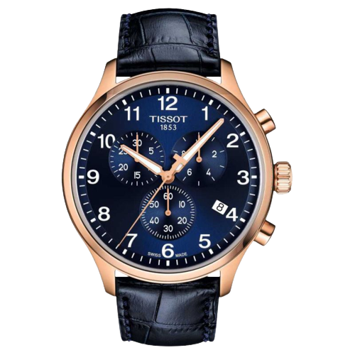 Tissot T1166173604200 Chrono XL Classic 45mm Blue Dial Blue