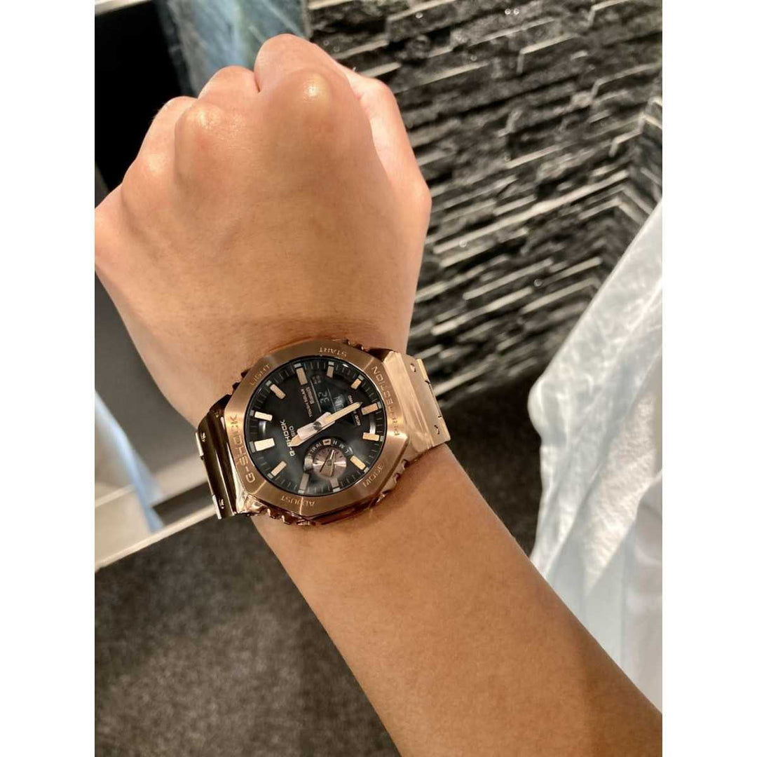 Casio GM-B2100GD-5AER G-Shock Bluetooth Full Metal 2100 Series Bronze Toned Men's Watch