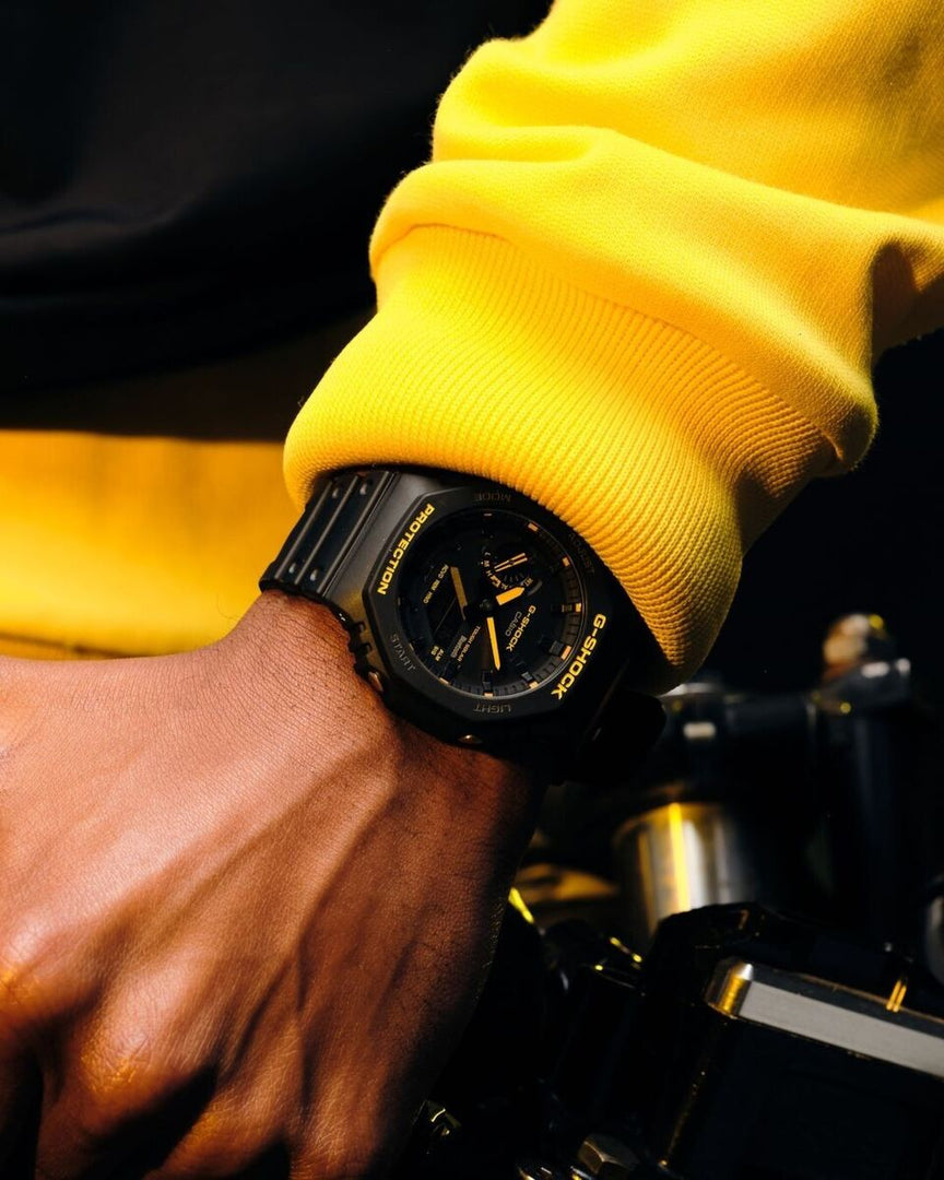 Casio GA-B2100CY-1AER G-Shock Caution Yellow Tough Solar B2100 Series Men's Watch