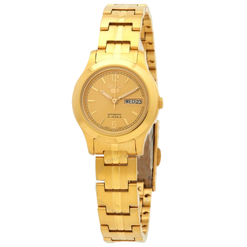 Seiko SYME02K1 Automatic Gold Stainless Steel Women's Watch – MZ