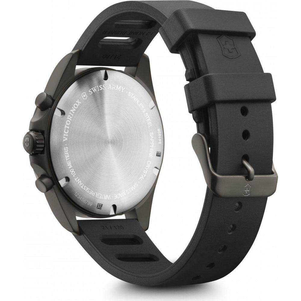 Victorinox Swiss Army241926.1 FieldForce Sport Chrono Black Rubber Strap Box Set Men's Watch - mzwatcheslk srilanka