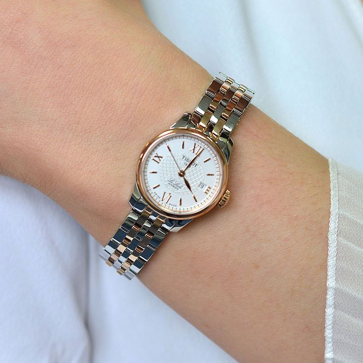 Tissot T0062072203800 Le Locle Automatic Lady Two Tone Rose-Gold Women’s Watch - mzwatcheslk srilanka