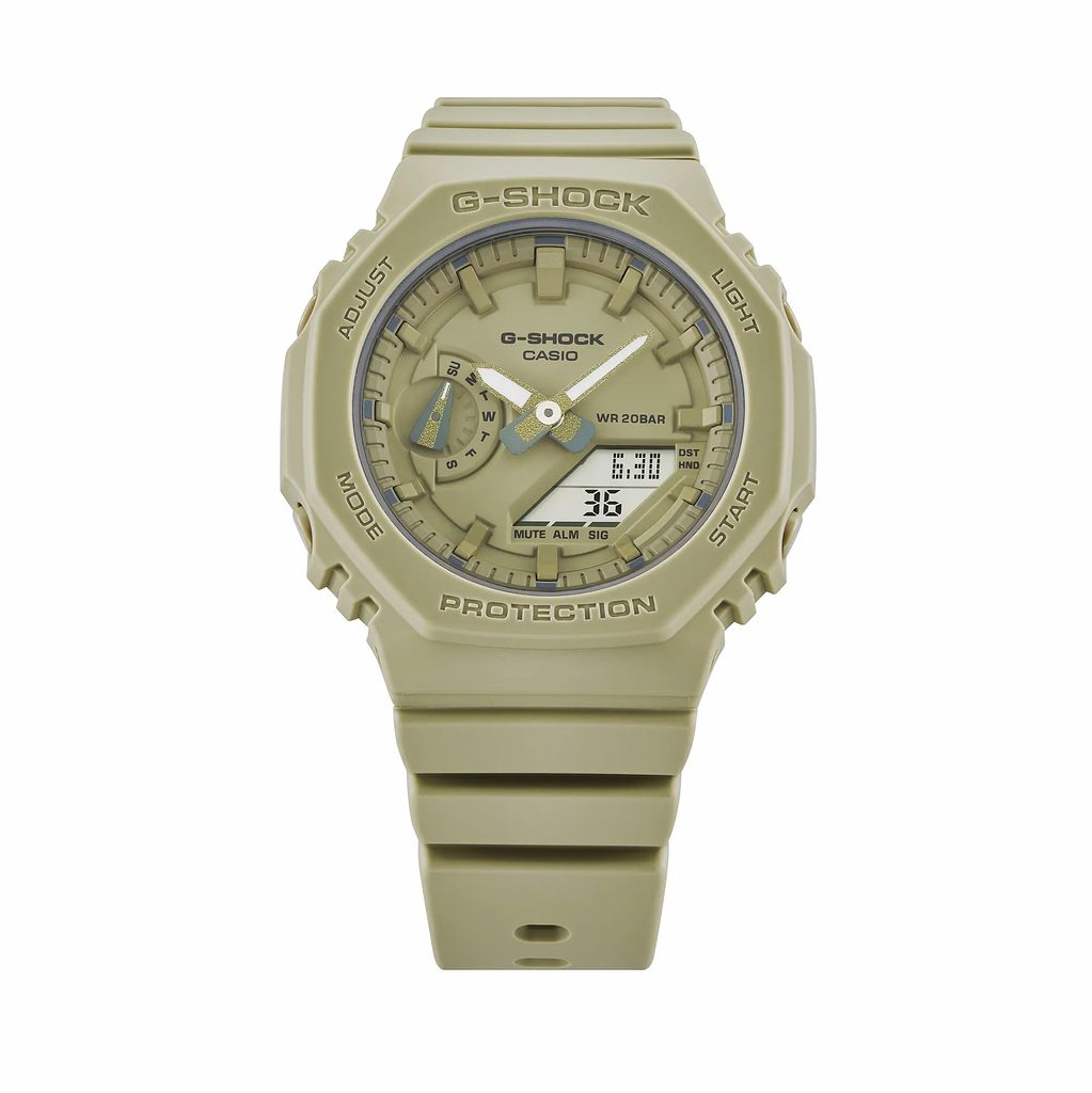 Casio G-Shock GMA-S2100BA-3AER Basic Colour Series Khaki Green Men’s Watch - mzwatcheslk srilanka