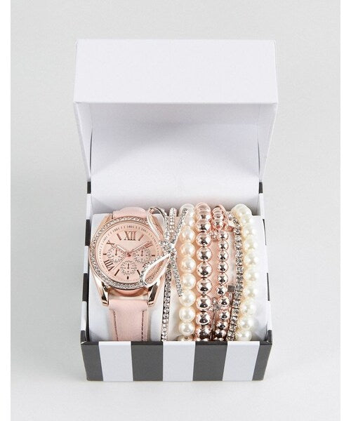 Womens Watches Aldo Watch And Bracelet Set Gethin Women's Gold