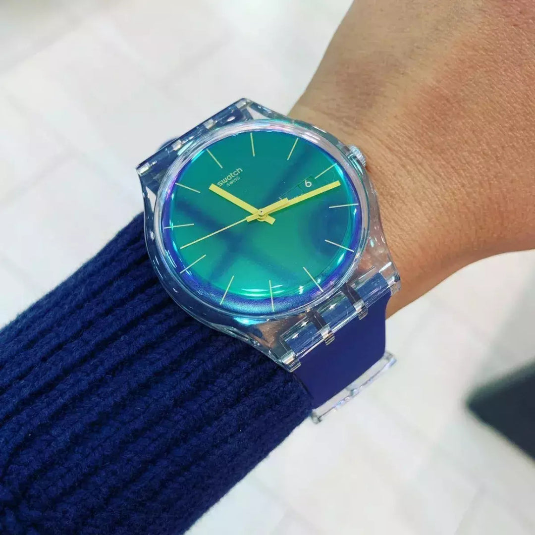 Swatch SUOK712 New Gent Polapurple Women's Watch - mzwatcheslk srilanka