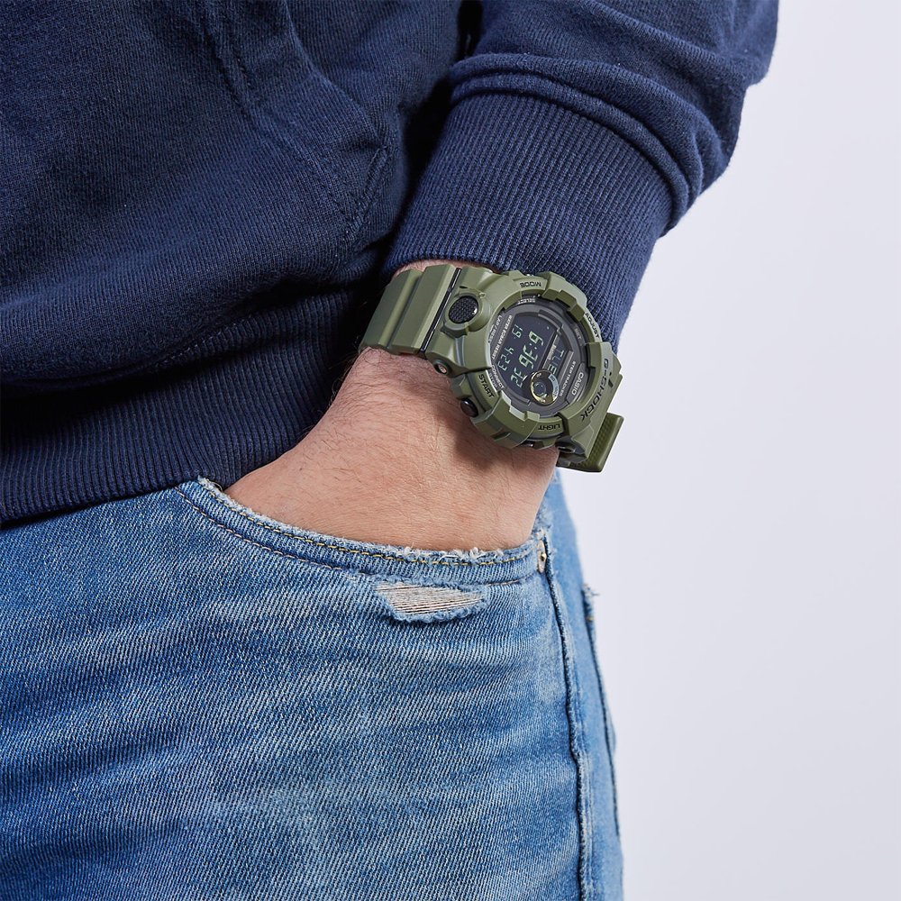 Casio G-shock GBD-800UC-3ER Green Bluetooth Smart Men's Watch - mzwatcheslk srilanka