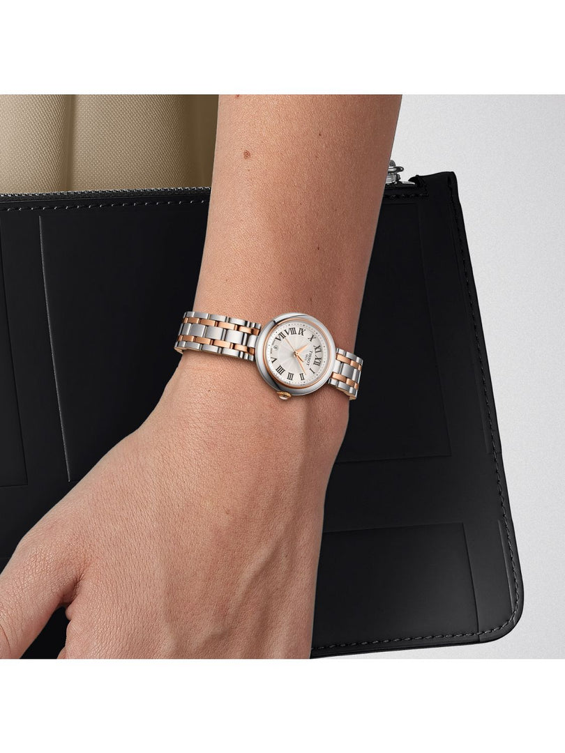 Tissot T1260102201301 Bellissima Silver Dial Two Tone Stainless Steel Bracelet Women’s Watch - mzwatcheslk srilanka