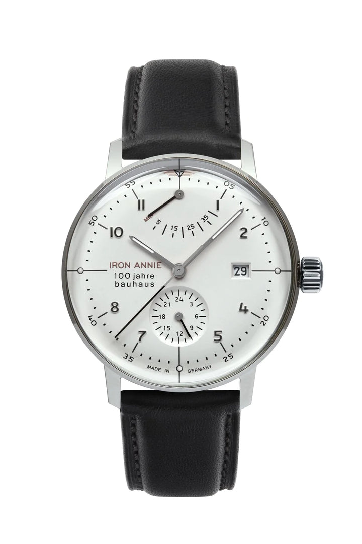 Iron Annie Bauhaus Power Reserve White Dial 5066-1 Men's Watch - mzwatcheslk srilanka