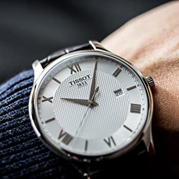 Tissot Tradition T0636101603800 Grain D’orge Decoration Dial Men's Watch - mzwatcheslk srilanka