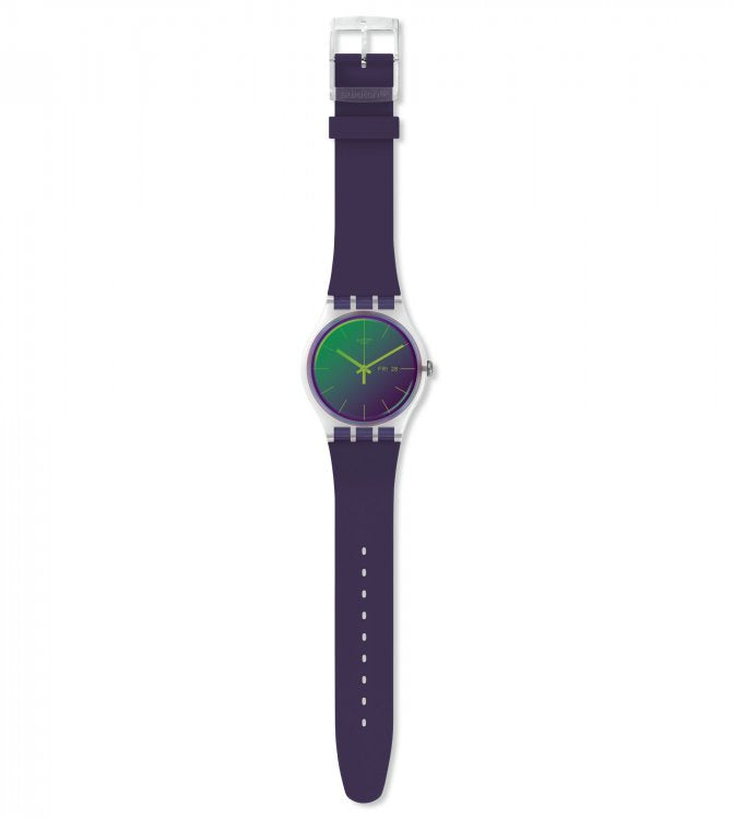 Swatch SUOK712 New Gent Polapurple Women's Watch - mzwatcheslk srilanka