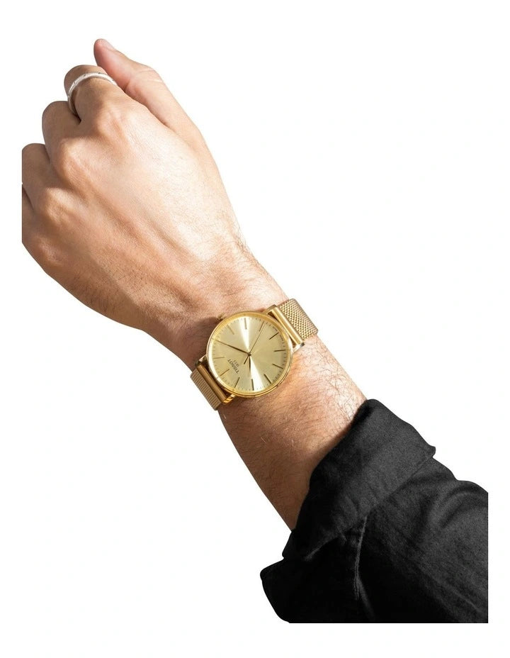 Tissot Everytime T1434103302100 Gold Dial Steel Mesh Bracelet Men's Watch - mzwatcheslk srilanka