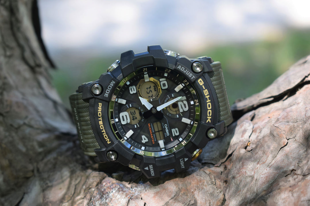 Casio G-Shock GWG-100-1A3ER Mudmaster Waveceptor Green Strap Men's Watch - mzwatcheslk srilanka