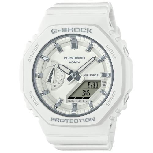 Casio Mid Sized G-Shock GMA-S2100-7AER White Resin Strap White 