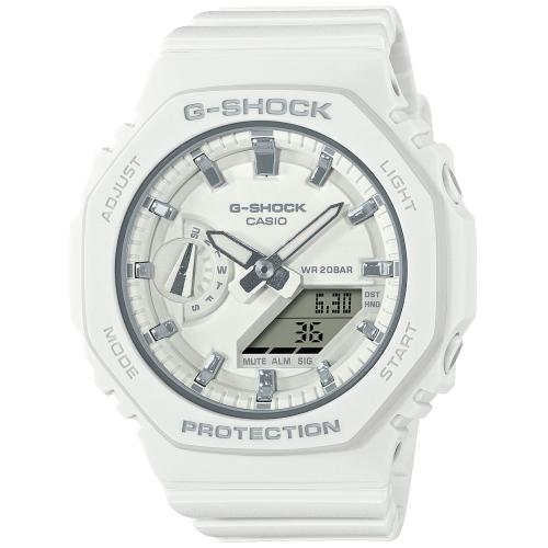 Casio Mid Sized G-Shock GMA-S2100-7AER White Resin Strap White Dial Women's Watch - mzwatcheslk srilanka