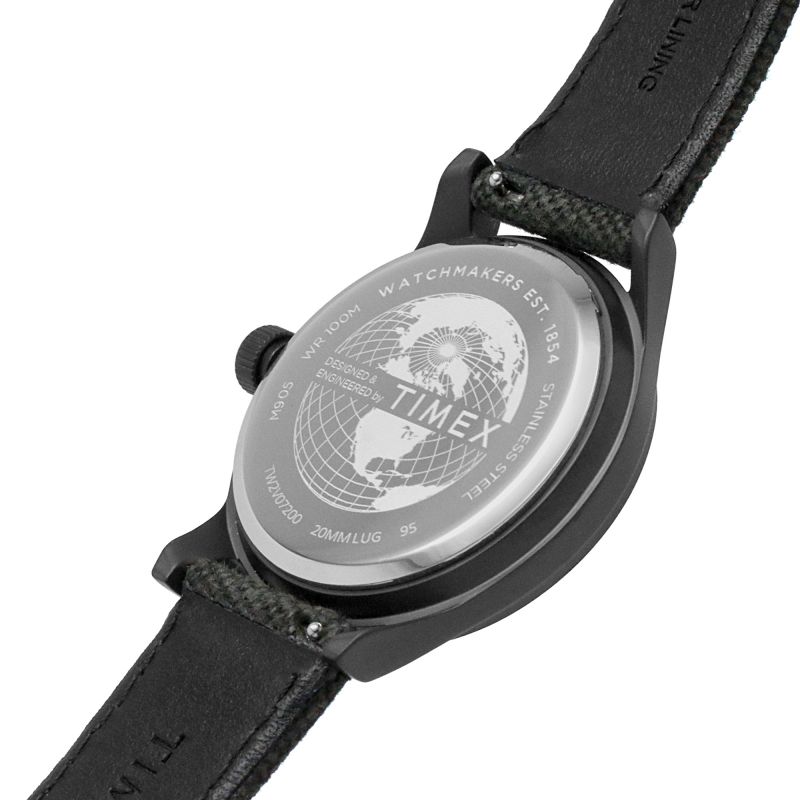 Timex Expedition TW2V07200 Sierra Stainless Steel Case Graphite Dial Black Fabric Strap Men's Watch - mzwatcheslk srilanka