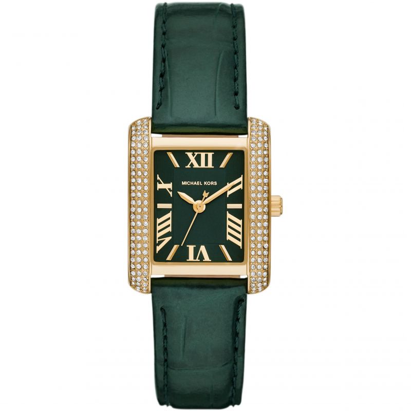 Michael Kors MK4697 Emery Green Rectangular Dial Green  display picture 1