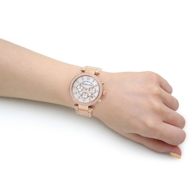 HOT Watch Parker Rose Gold Michael Kors MK5491 Parker Rose