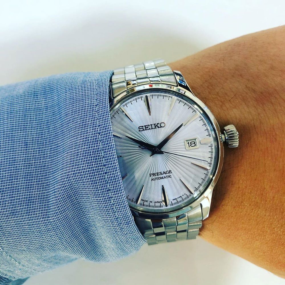 Seiko SRPE19J1 Presage Cocktail Time Skydiving Men's Watch - mzwatcheslk srilanka