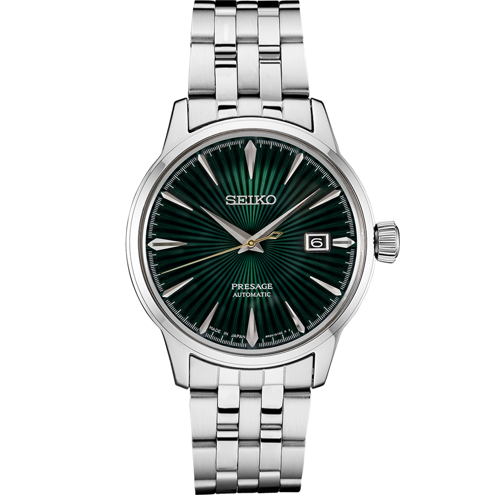 Seiko SRPE15J1 Presage Cocktail Time ‘Mockingbird’ Men's Watch - mzwatcheslk srilanka