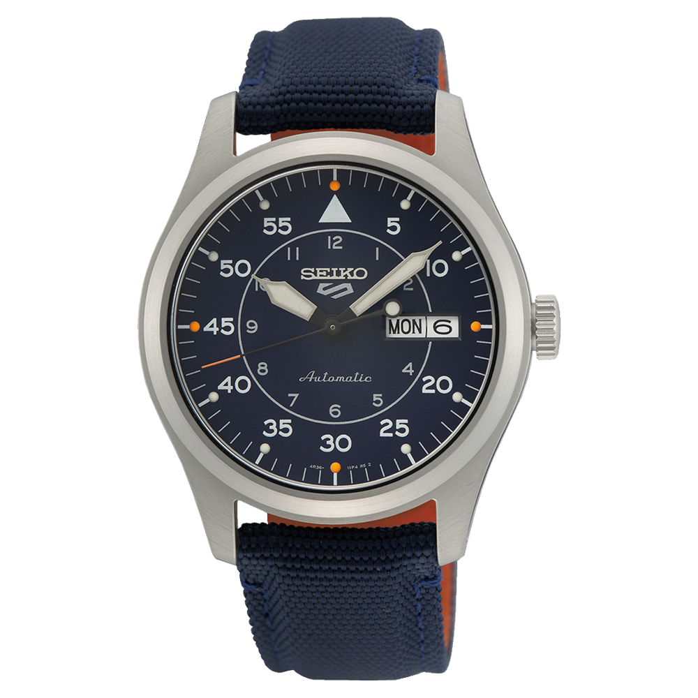 Seiko 5 Sports SRPH31K1 'Flieger' Automatic Dial Blue St – mzwatcheslk