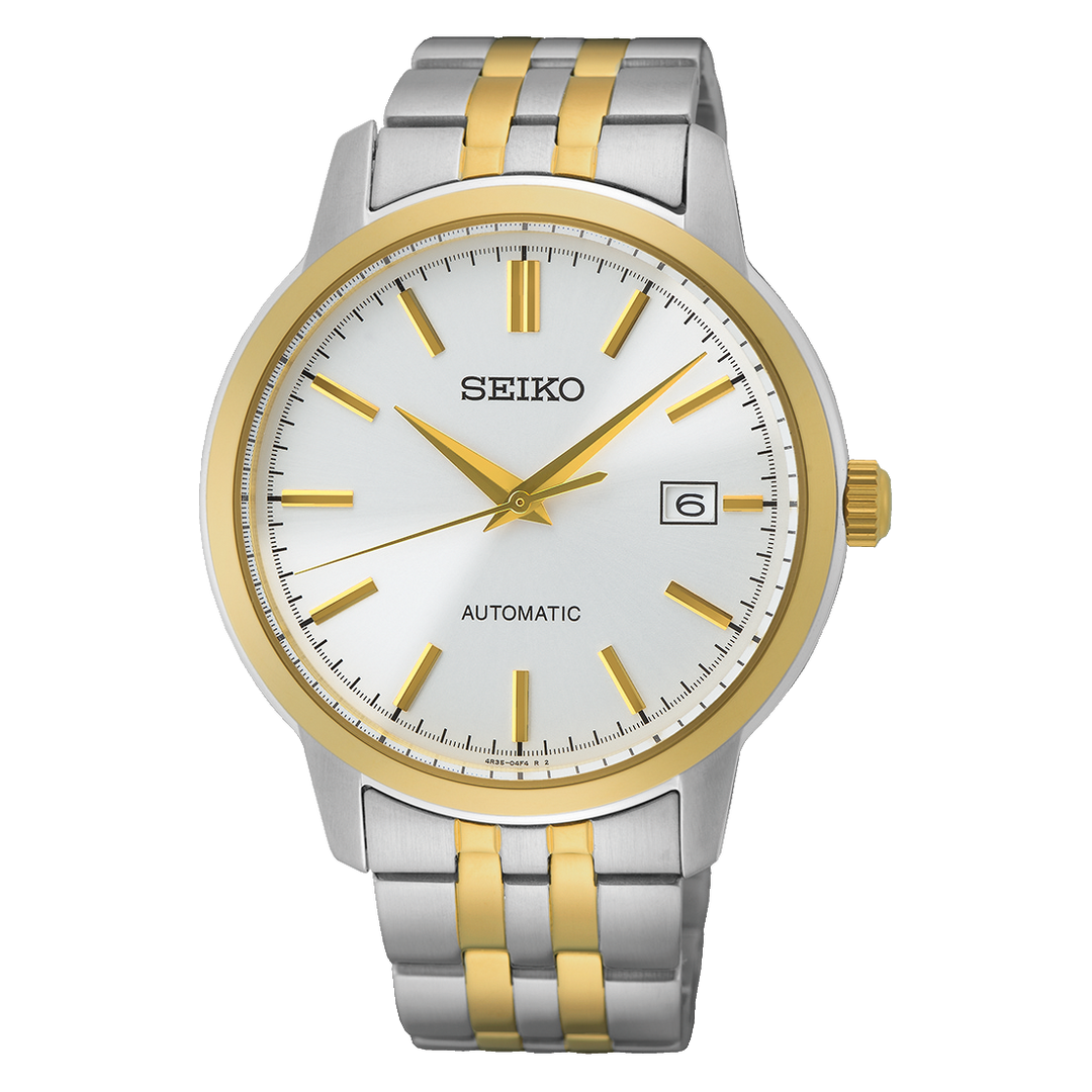 Seiko SRPH92K1 Automatic Two Tone Bracelet Dress Men's Watch - mzwatcheslk srilanka