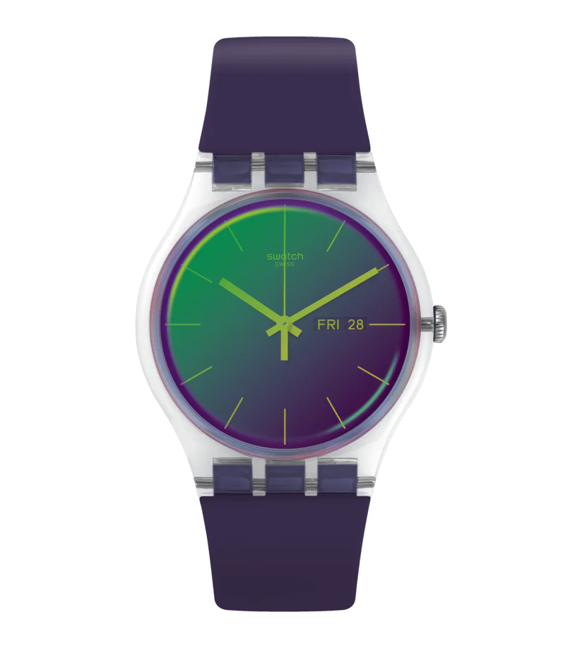 Swatch SUOK712 New Gent Polapurple Women's Watch - mzwatcheslk srilanka