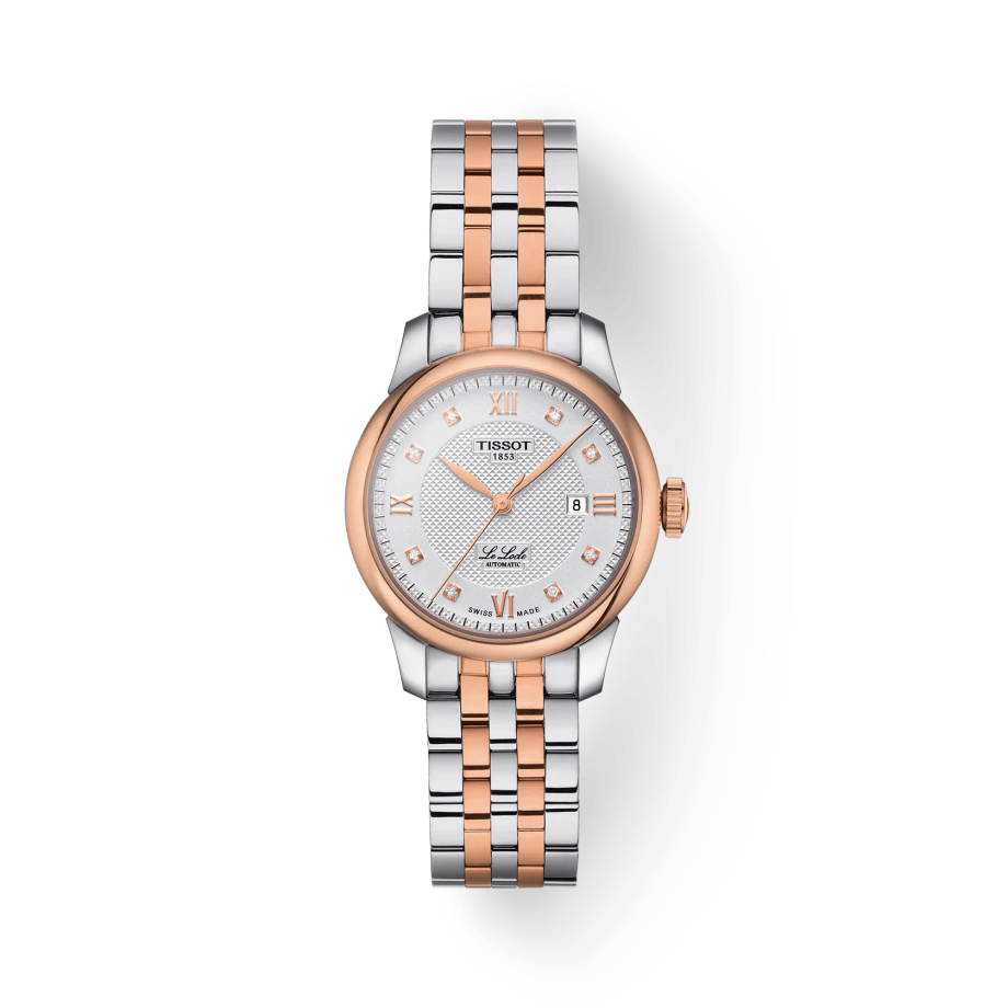 Tissot T0062072203600 Le Locle Two-Tone Stainless Steel Silver Dial Women’s Watch - mzwatcheslk srilanka