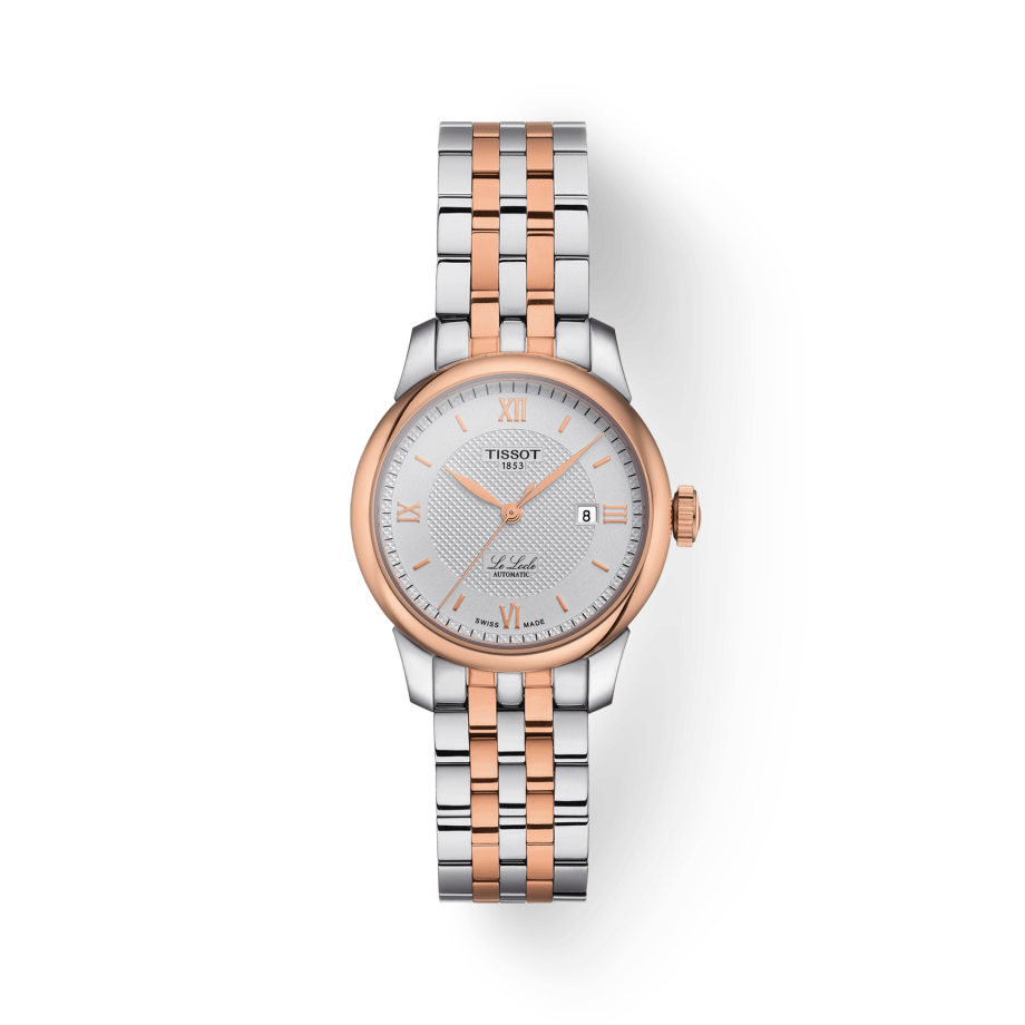 Tissot T0062072203800 Le Locle Automatic Lady Two Tone Rose-Gold Women’s Watch - mzwatcheslk srilanka