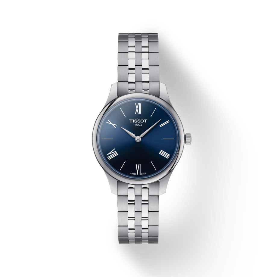 Tissot T0632091104800 Tradition Stainless Steel Bracelet Blue Dial Women's Watch - mzwatcheslk srilanka