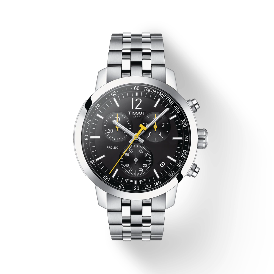 Tissot T1144171105700 PRC 200 Chronograph Black Dial Stainless