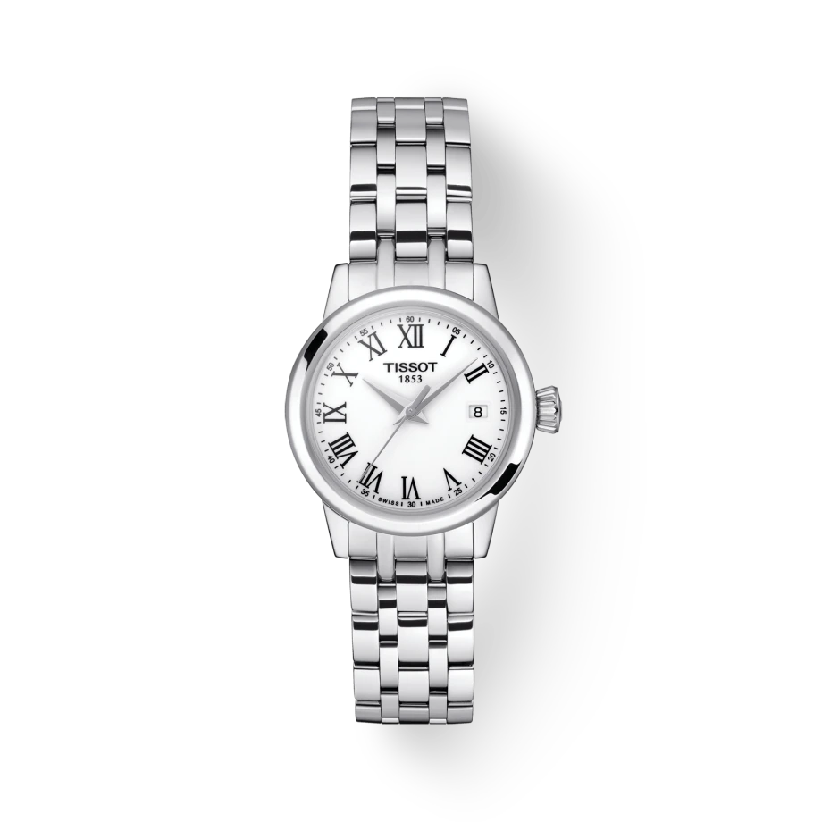 Tissot T1292101101300 Women's Classic Dream White Dial Stainless Steel Women’s Watch - mzwatcheslk srilanka