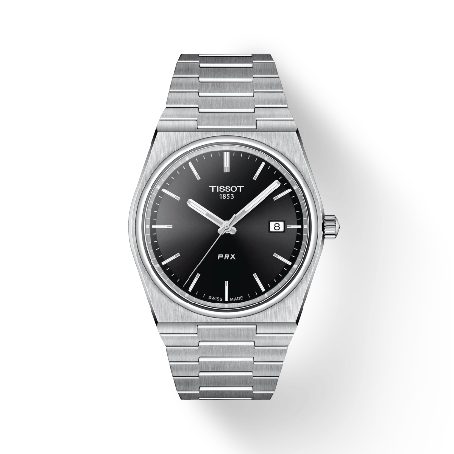 Tissot T1374101105100 PRX 40mm Quartz Black Dial Men's Watch - mzwatcheslk srilanka