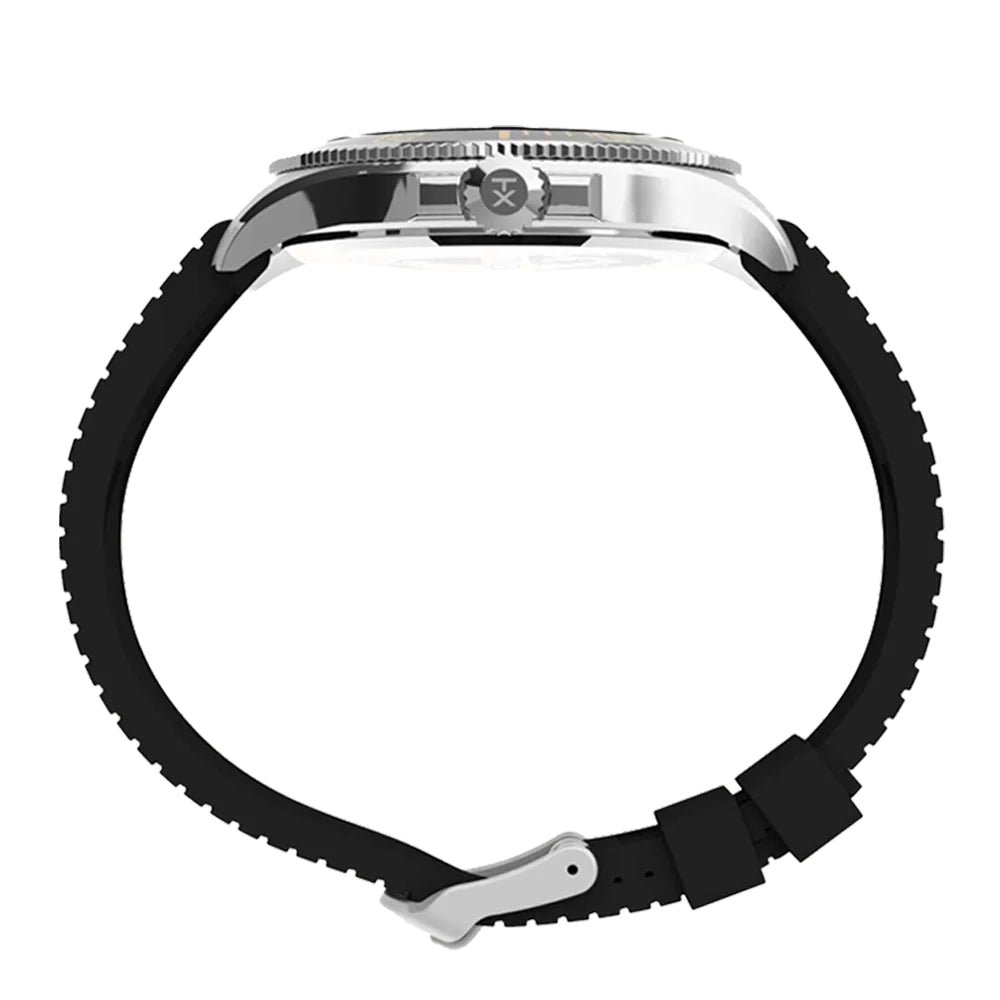 Timex Harborside TW2V27200 Coast Black Silicone Strap Men's Watch