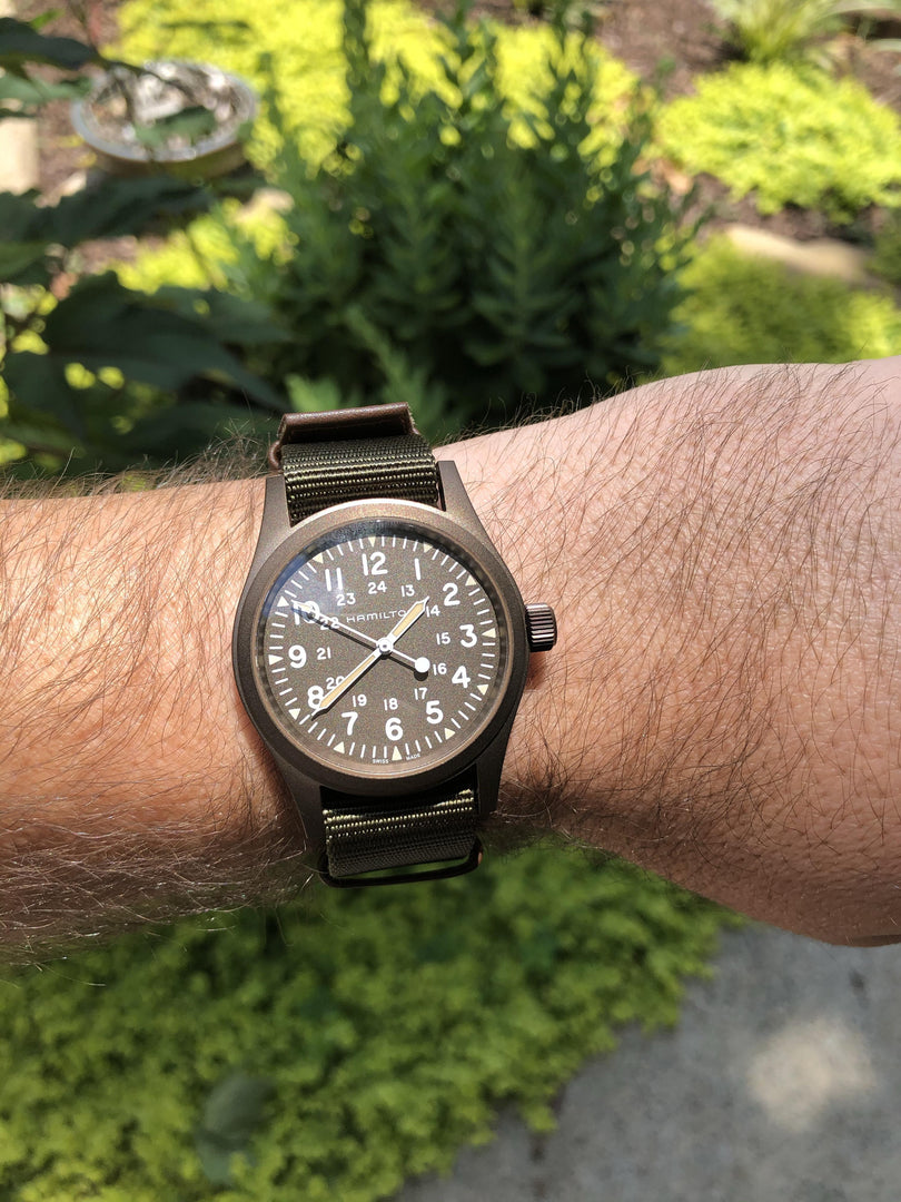Hamilton H69449961 Khaki Field Mechanical Brown Dial Men's Watch - mzwatcheslk srilanka
