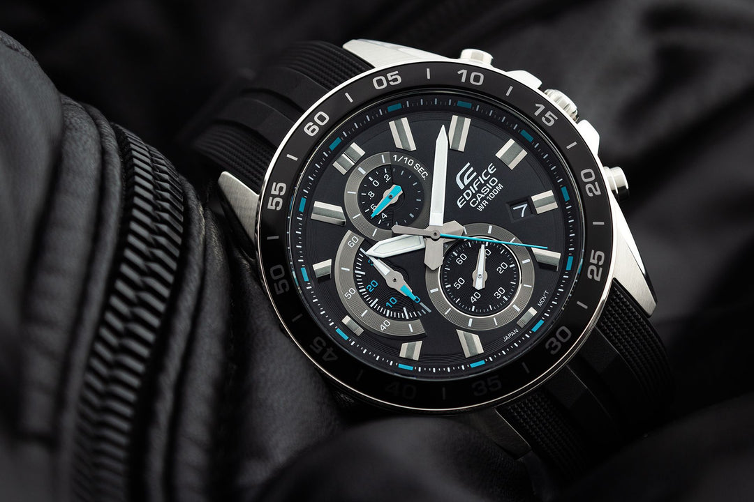 Casio Edifice EFV-550P-1AV Chronograph Quartz Men's Watch - mzwatcheslk srilanka