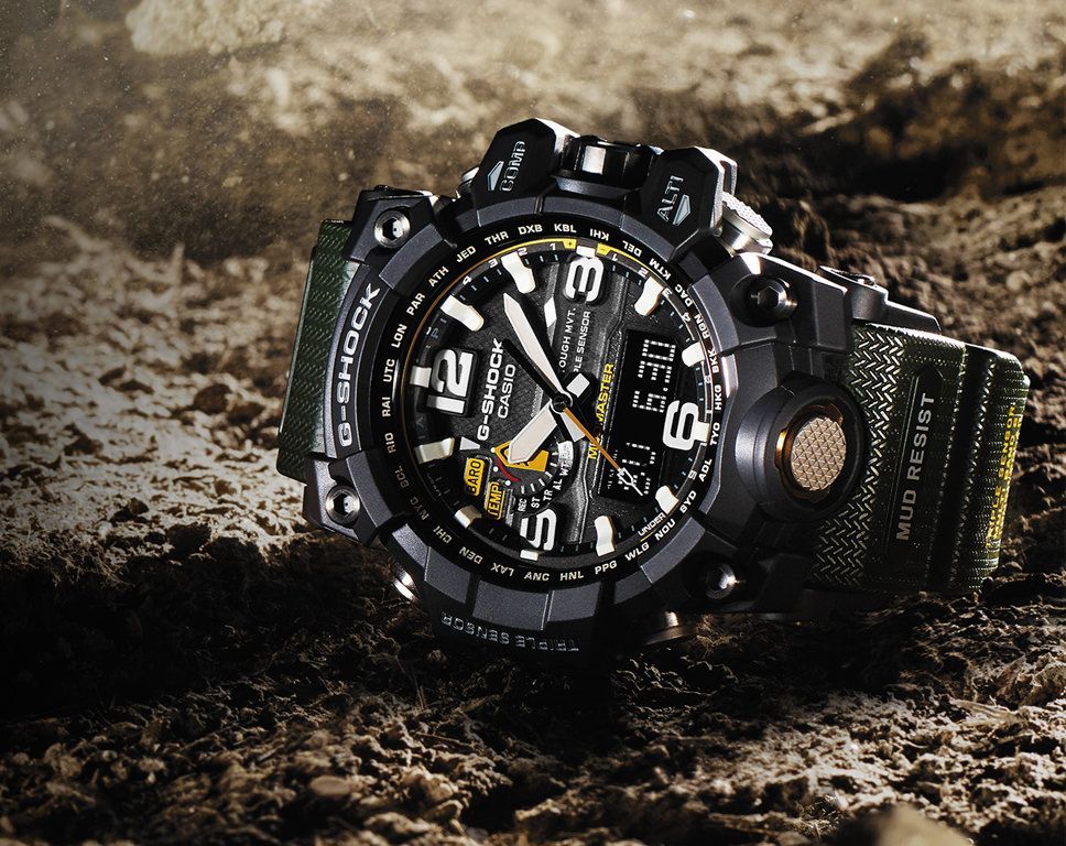 Casio GWG-1000-1A3ER Premium Mudmaster G-Shock Tough Solar RC Men's Watch - mzwatcheslk srilanka