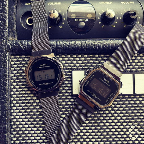 Casio Vintage A171WEMB-1AEF Collection Black Plated Digital Women's Watch - mzwatcheslk srilanka