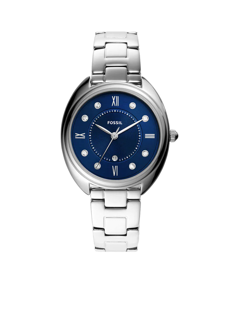 Fossil ES5087 Gabby Blue Dial Stainless Steel Quartz Women's Watch - mzwatcheslk srilanka