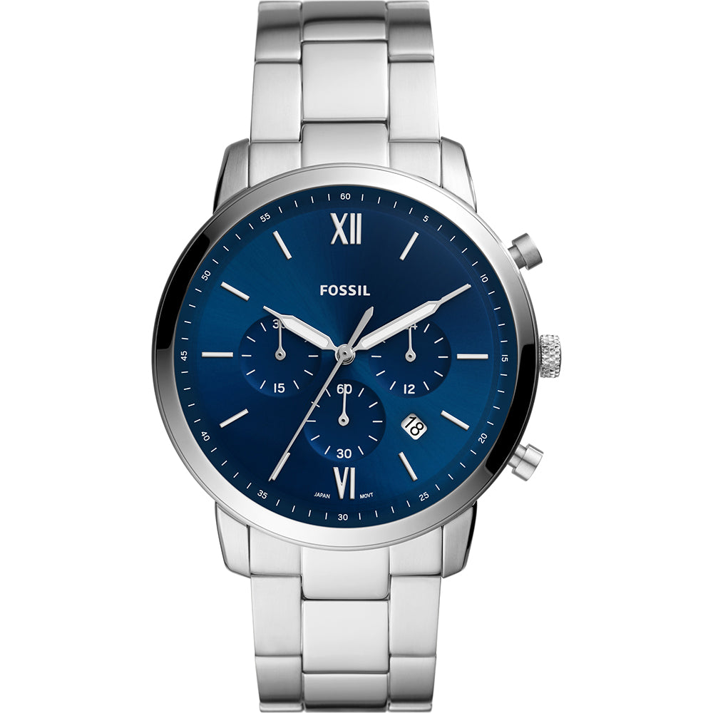Fossil FS5792 Neutra Stainless Steel Chronograph Quartz Men's Watch - mzwatcheslk srilanka